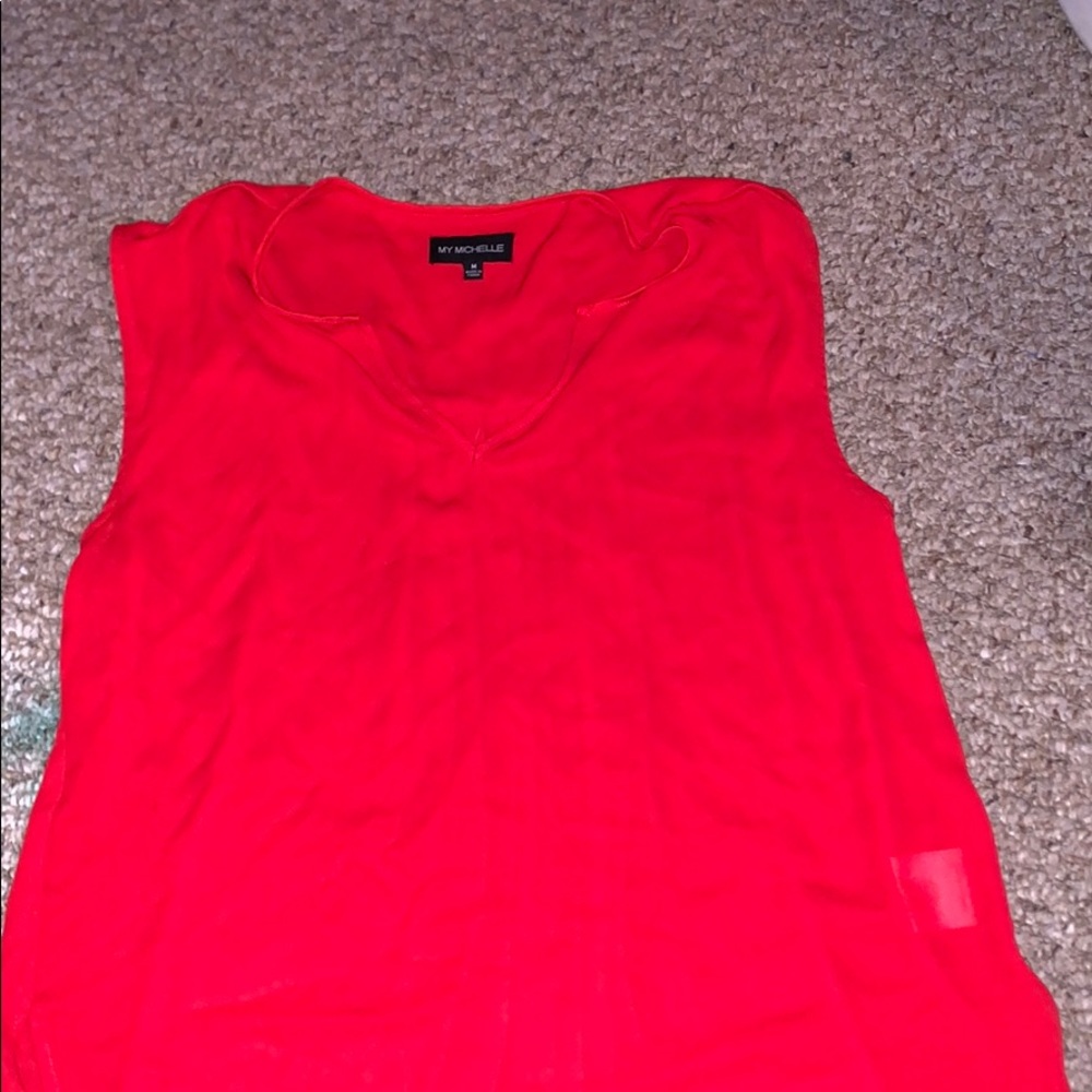 Red blouse